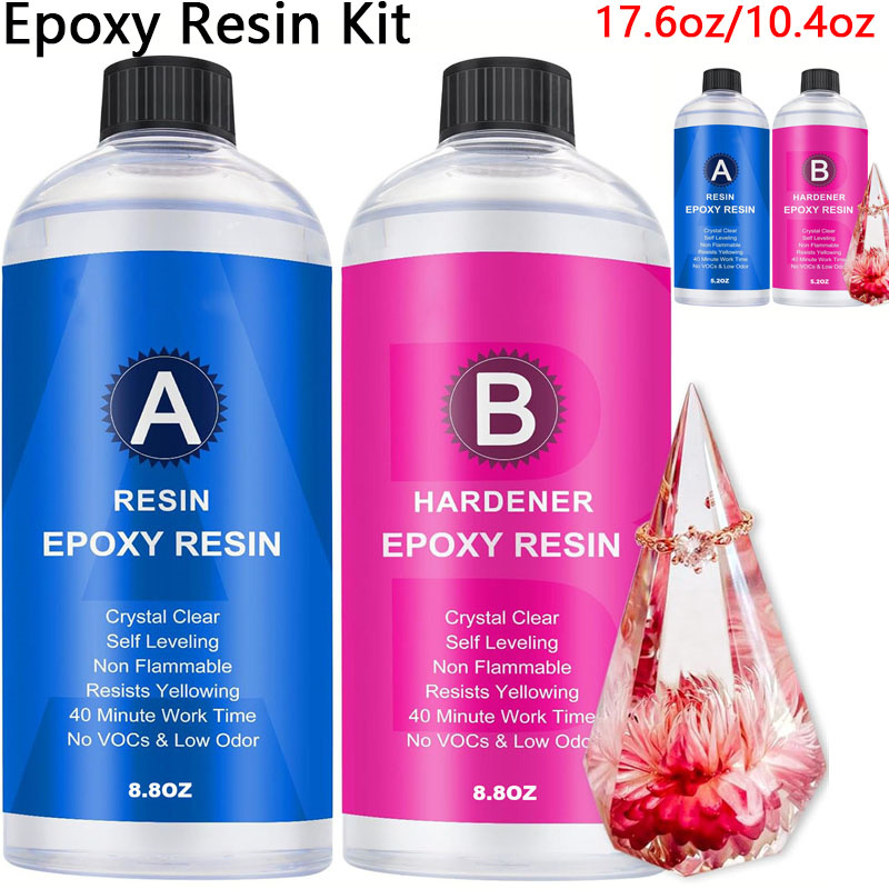 Resin Jewelry Kit - 17.6oz/10.4oz Clear Epoxy Resin Kit Casting