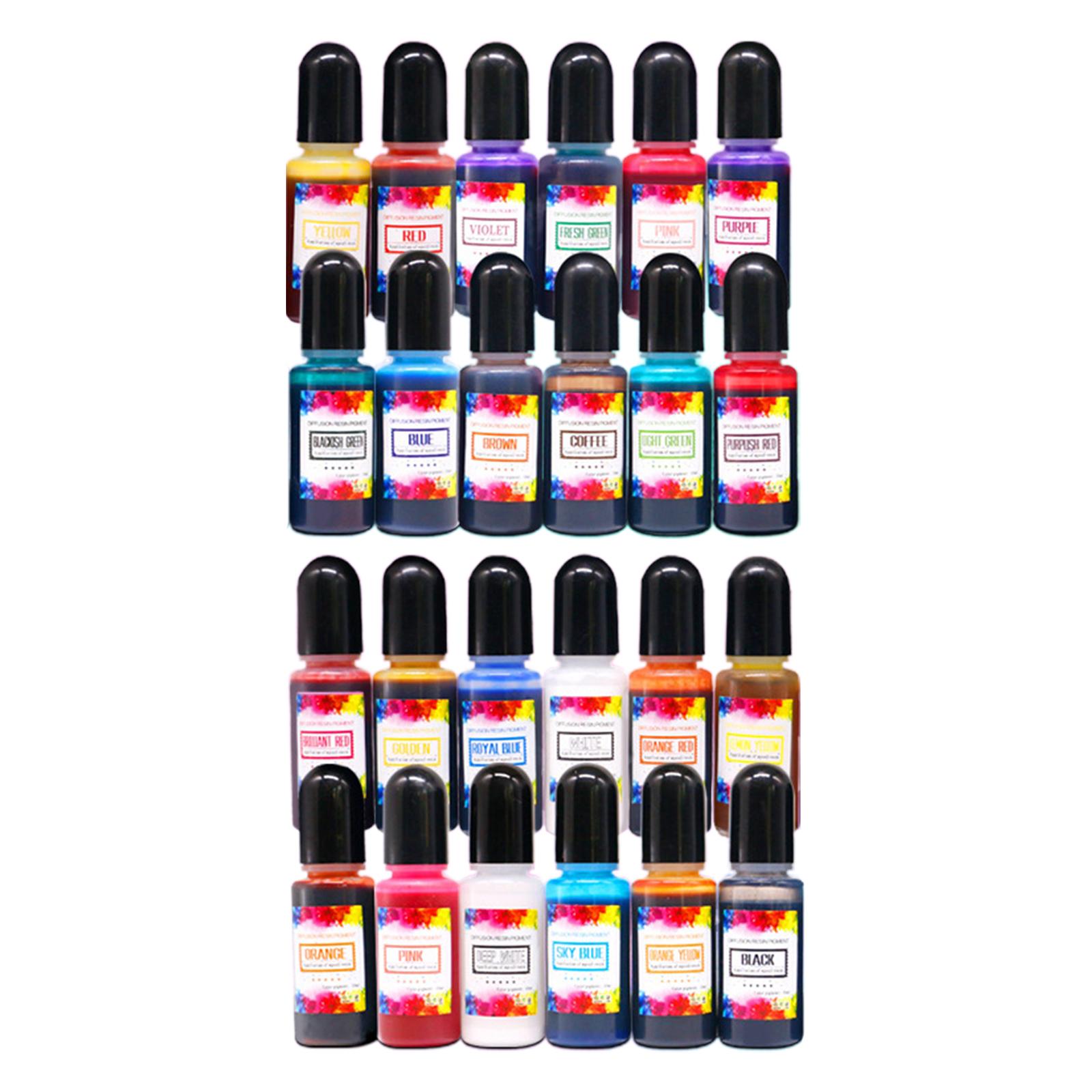24Pcs Alcohol Inks Epoxy Resin – Resin Dye Alcohol recenzja i cena