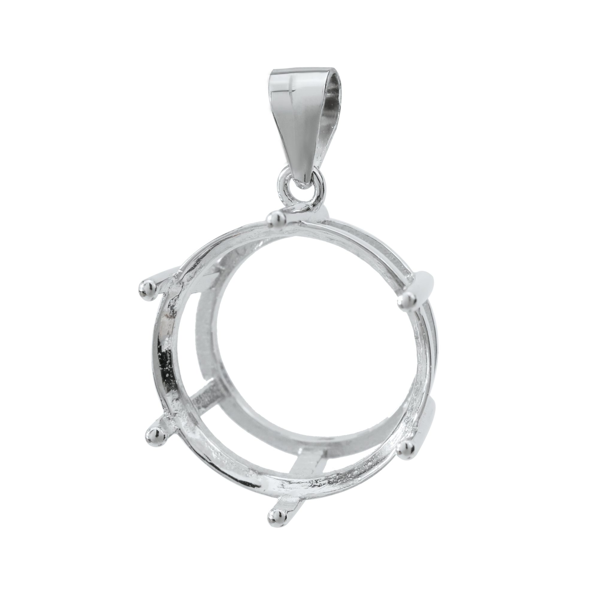 3-20MM Round 6 Prongs Pendant  – Bezels Set Pendant recenzja i cena