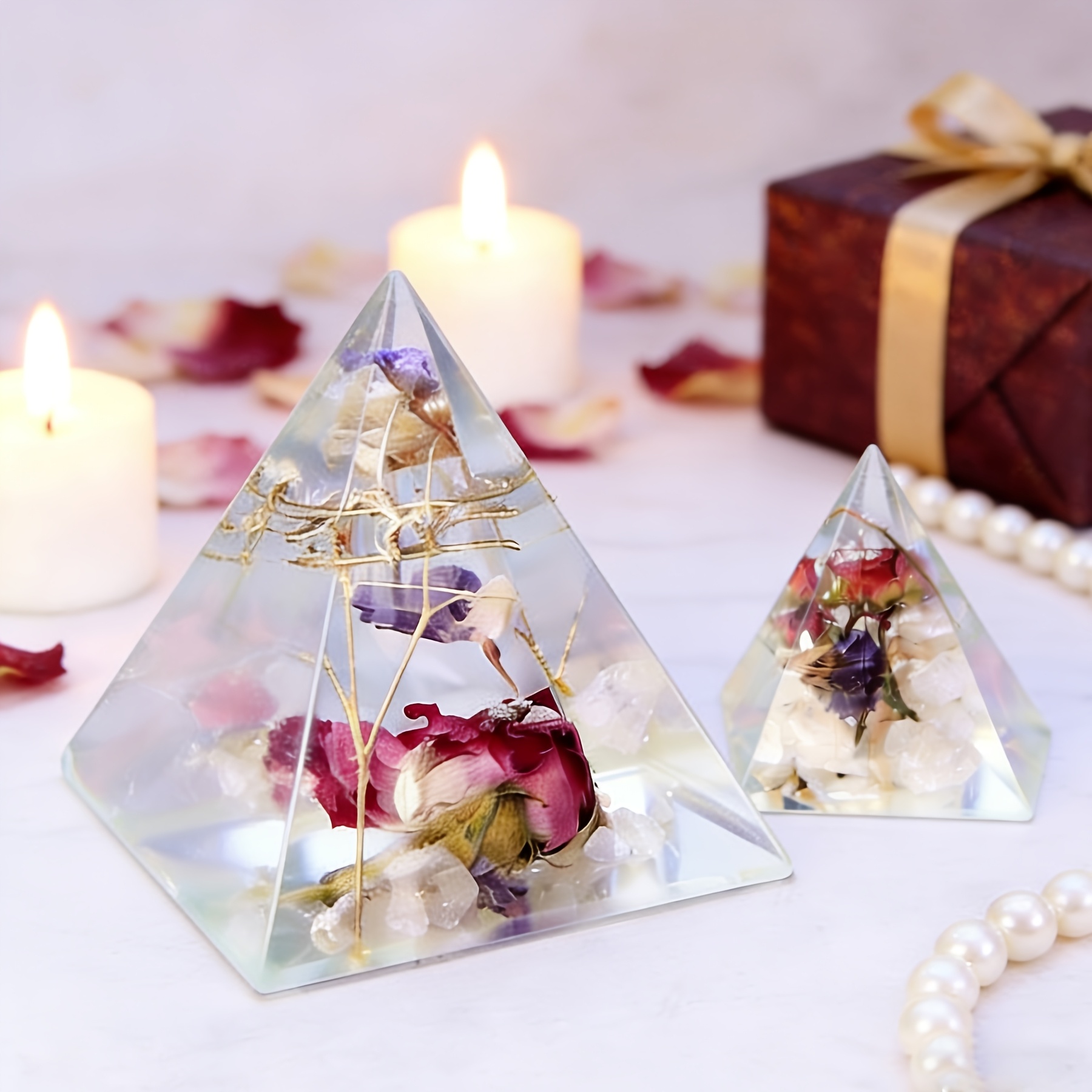 5pc - Pyramid Resin Molds of V – Resin Jewelry Kit recenzja i cena
