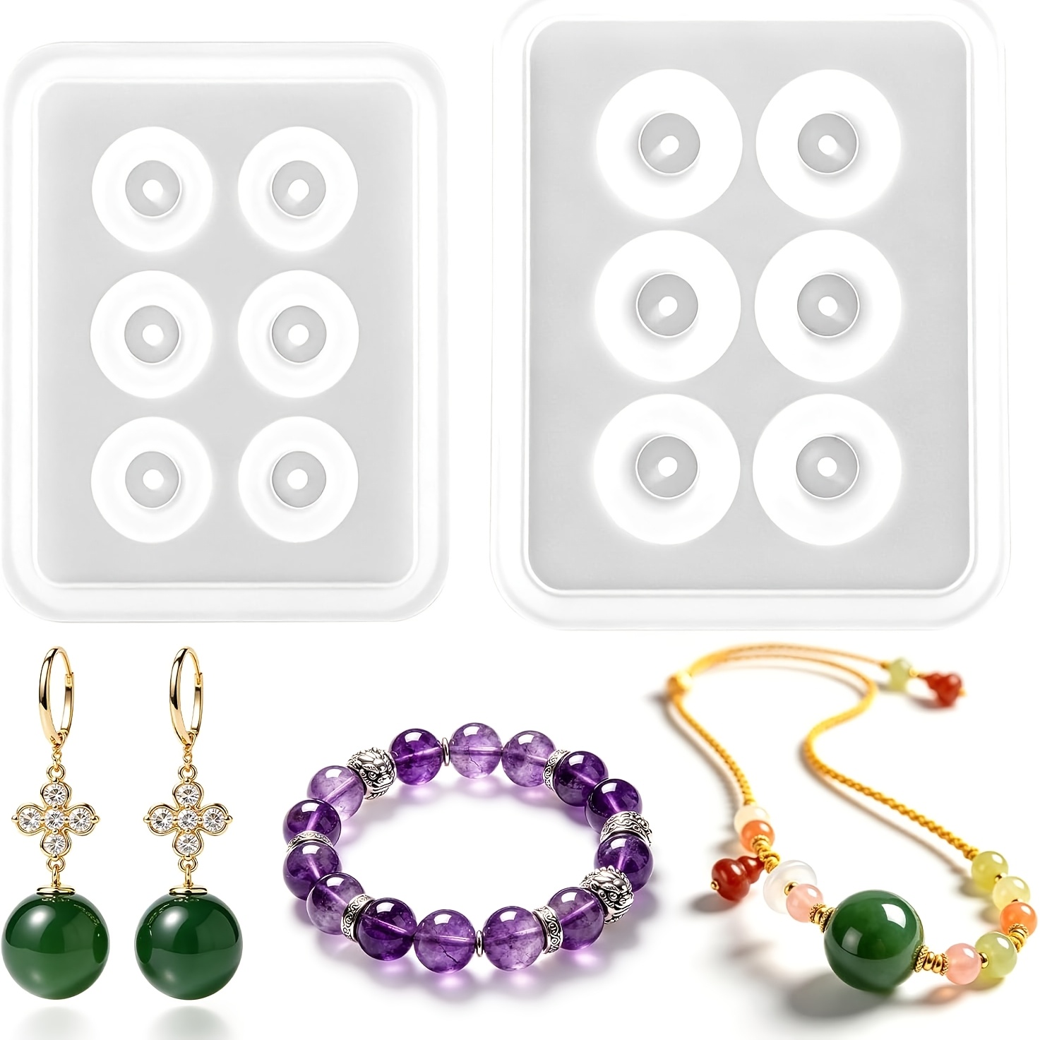 Two Perforated Spherical Silic – Resin Jewelry Kit recenzja i cena