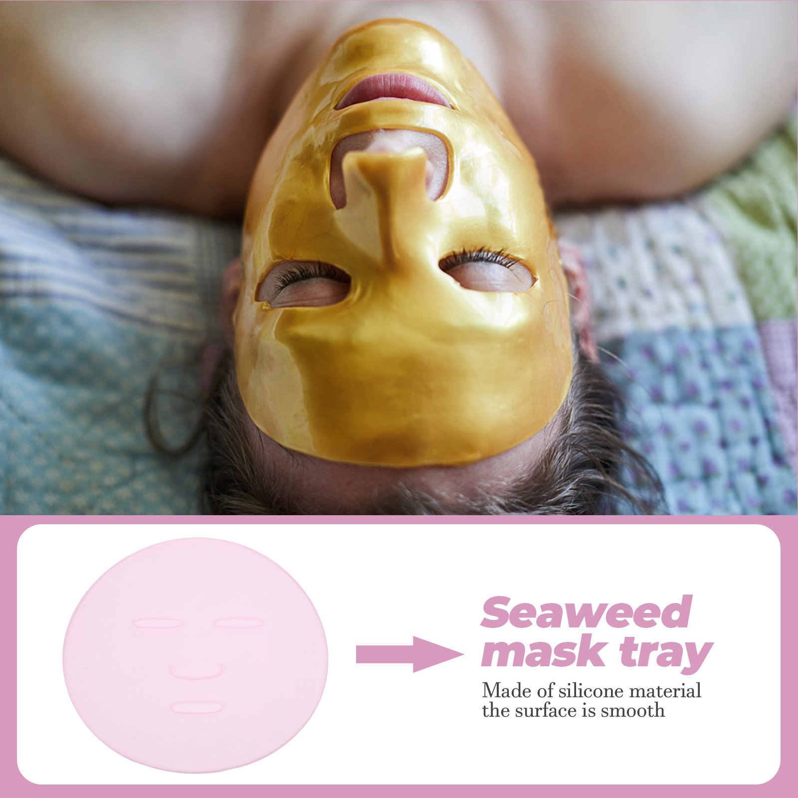2Pcs DIY Seaweed Mask Mold Reu – Silicone Mold Tray recenzja i cena