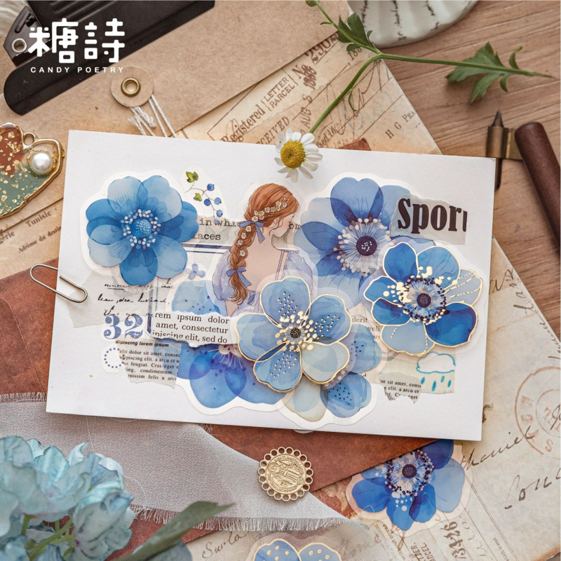 40 Sheets Vintage Gorgeous Flo – Gold Foil Flakes recenzja i cena
