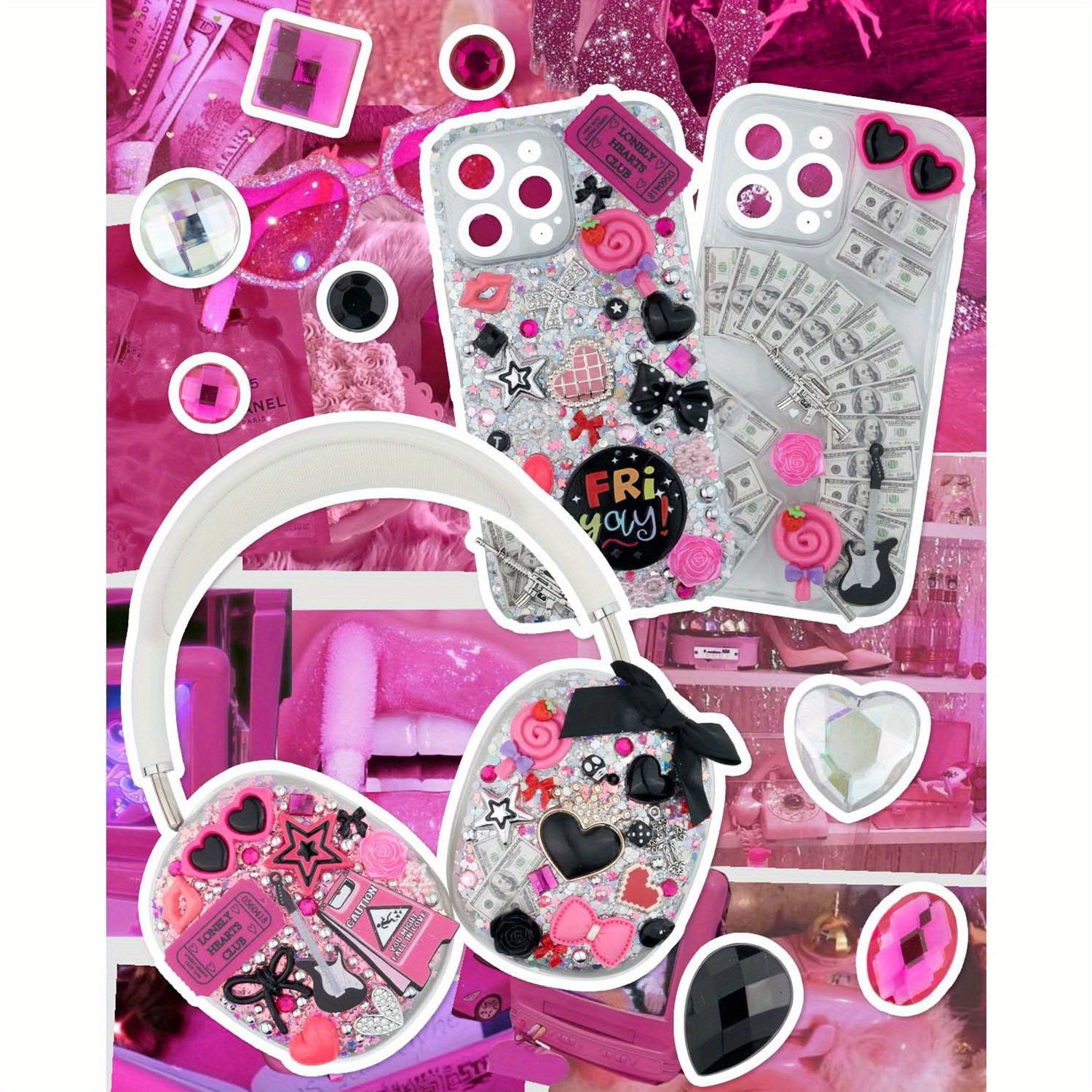 2380 Pcs DIY Jewelry Charm Mix – Resin Jewelry Kit recenzja i cena