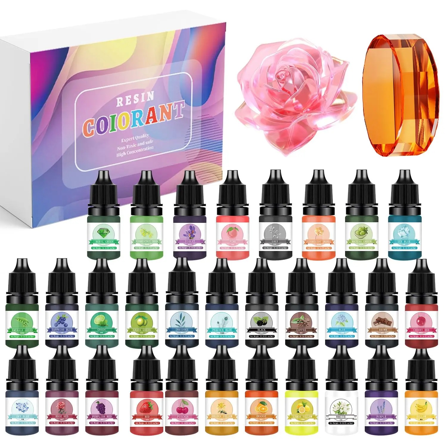 30Colors 5ml Epoxy Resin Pigme – Resin Jewelry Kit recenzja i cena