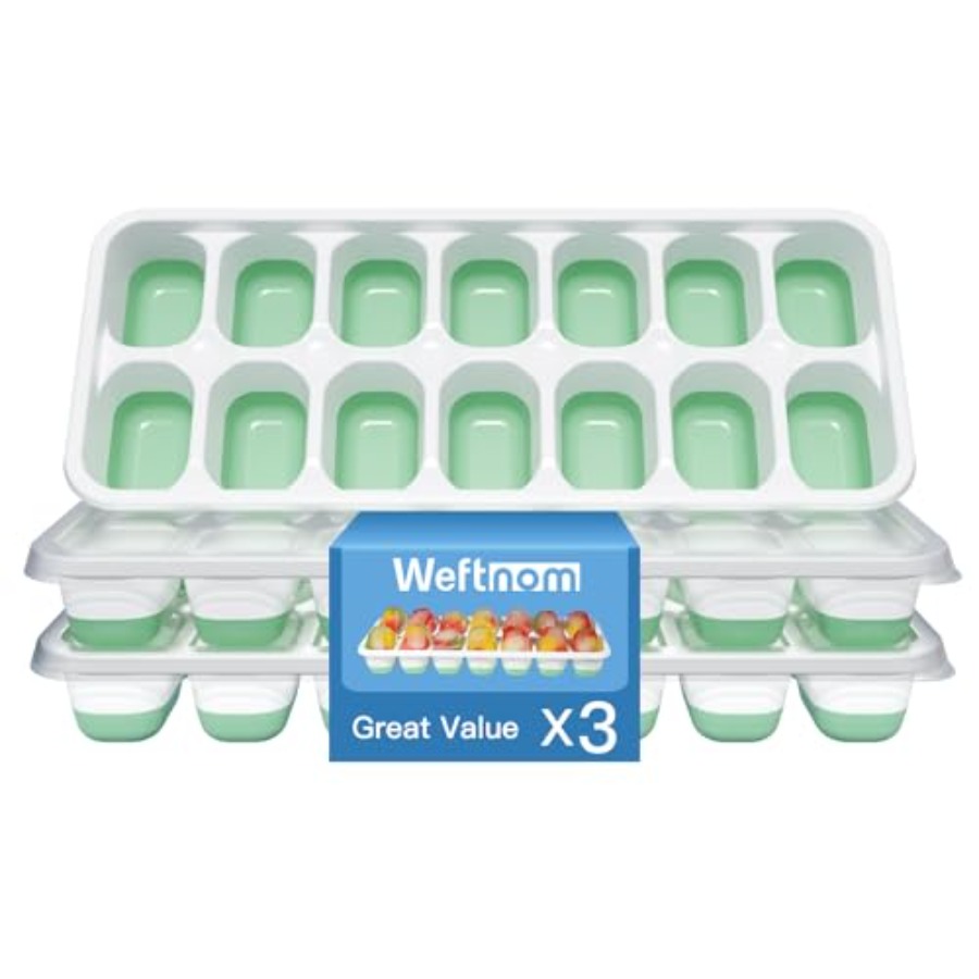 Ice Cube Tray with Lid, 3 Pack – Silicone Mold Tray recenzja i cena