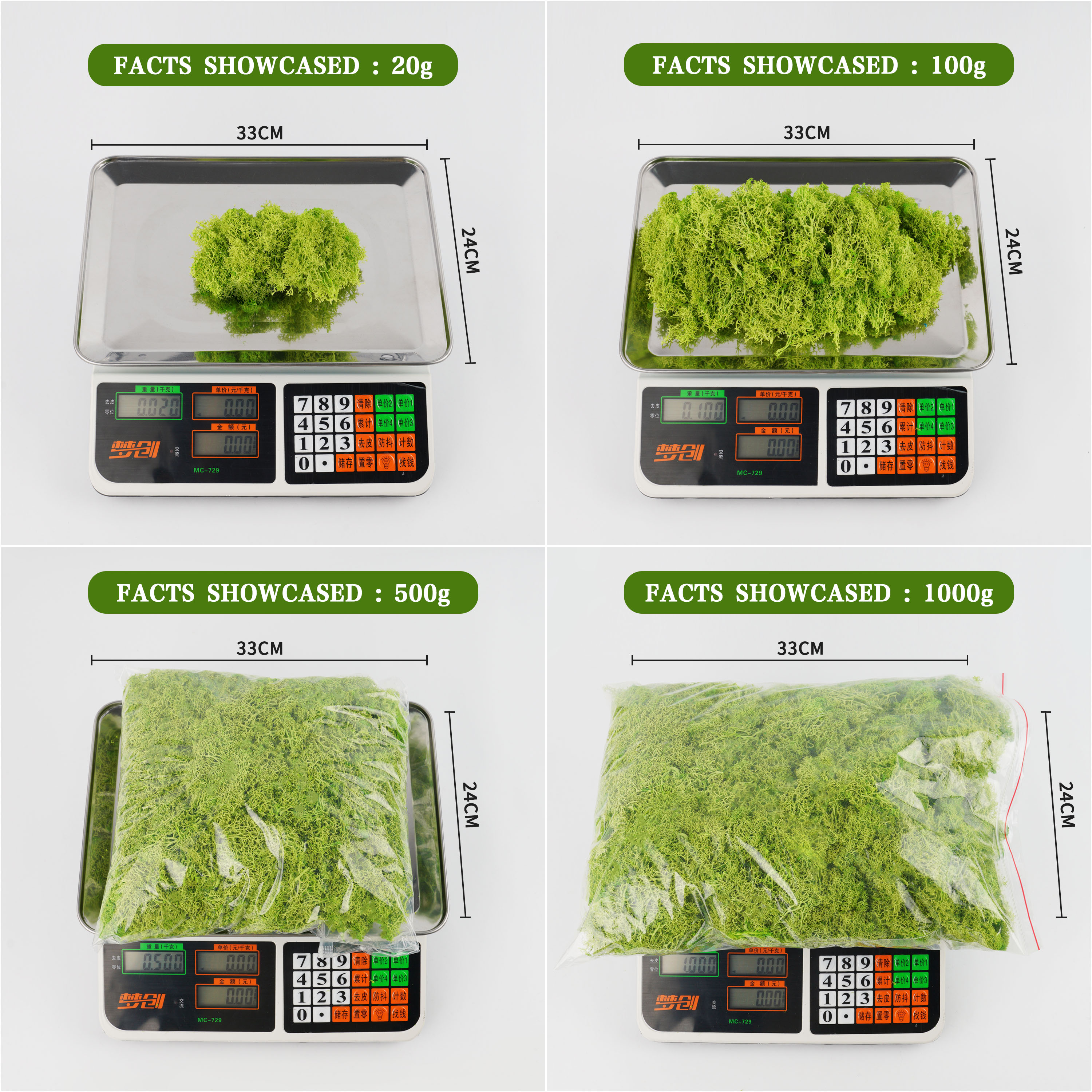 20g Artificial Green Plants Et – Terrarium Moss Art recenzja i cena