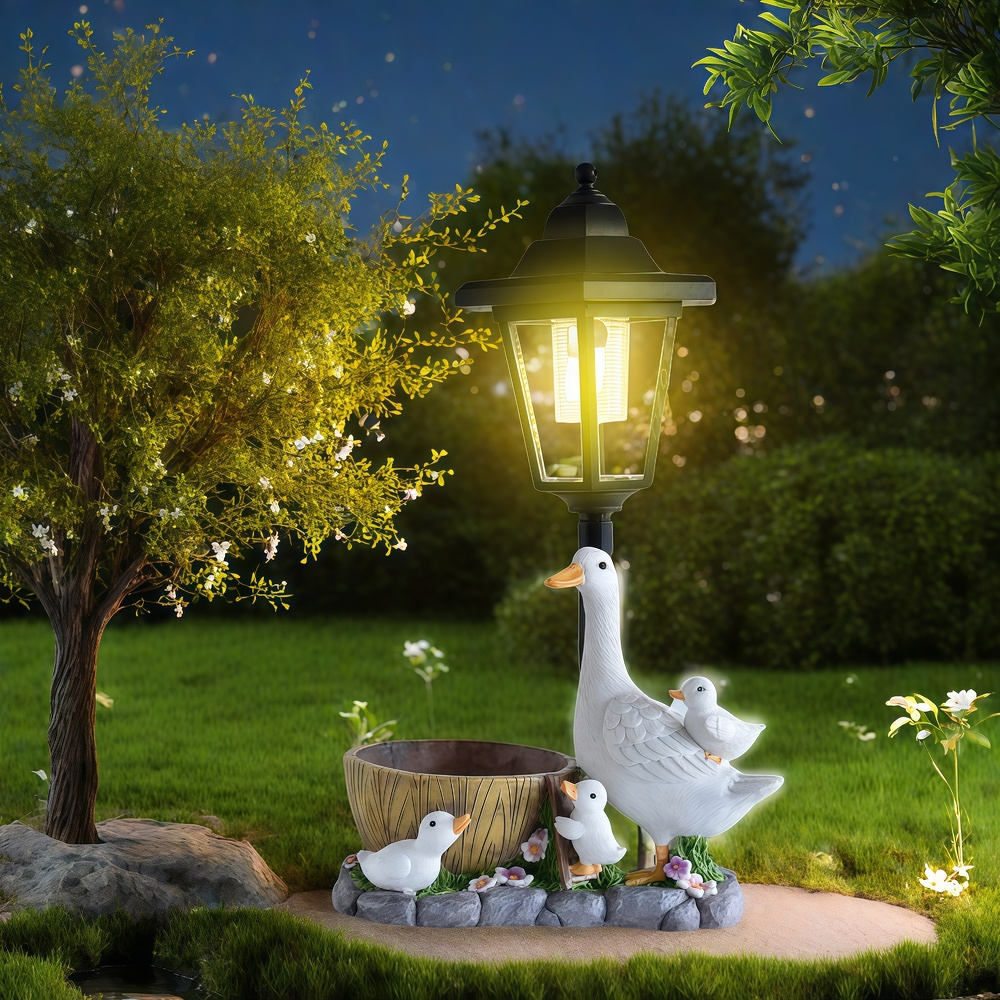 Solar Duck Night Light Garden  – Resin Craft Supplies recenzja i cena