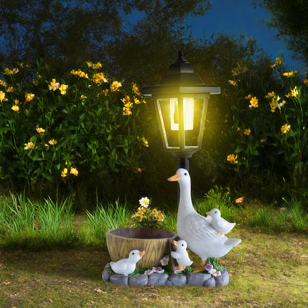 Solar Duck Night Light Garden  – Resin Craft Supplies recenzja i cena
