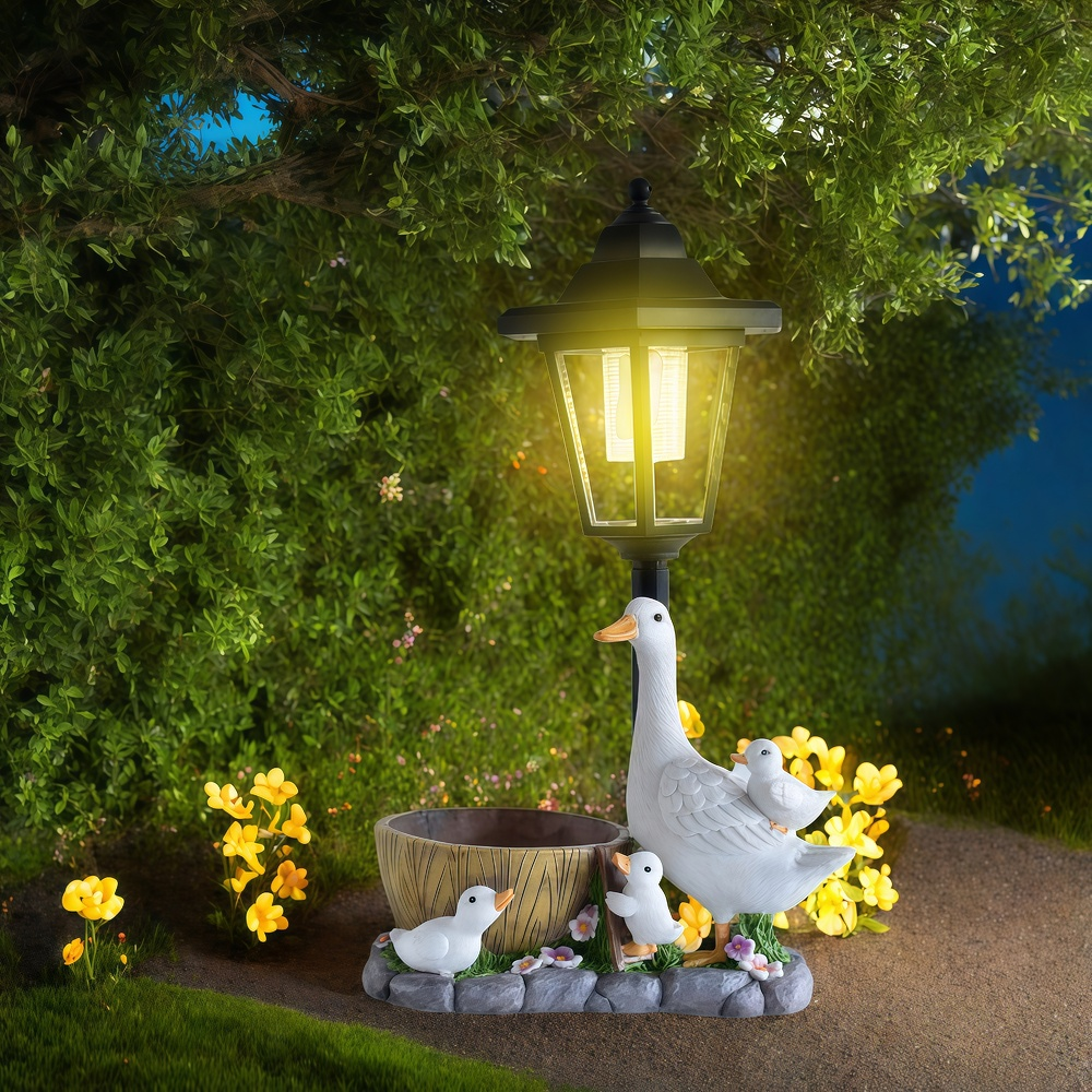 Solar Duck Night Light Garden  – Resin Craft Supplies recenzja i cena