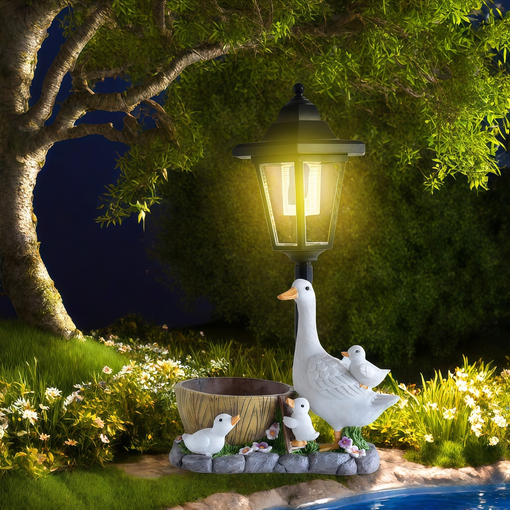 Solar Duck Night Light Garden  – Resin Craft Supplies recenzja i cena