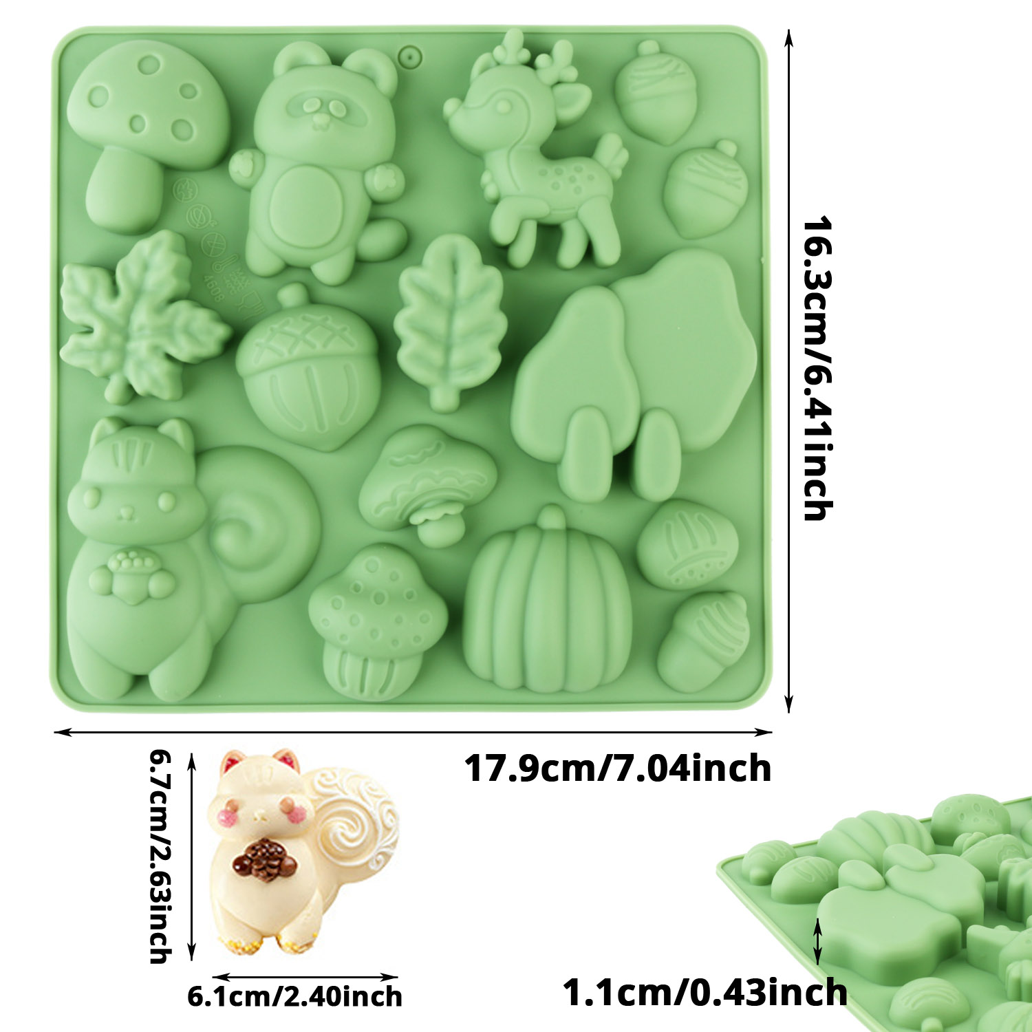 1 Silicone Cake Mold in the Sh – Resin Craft Supplies recenzja i cena