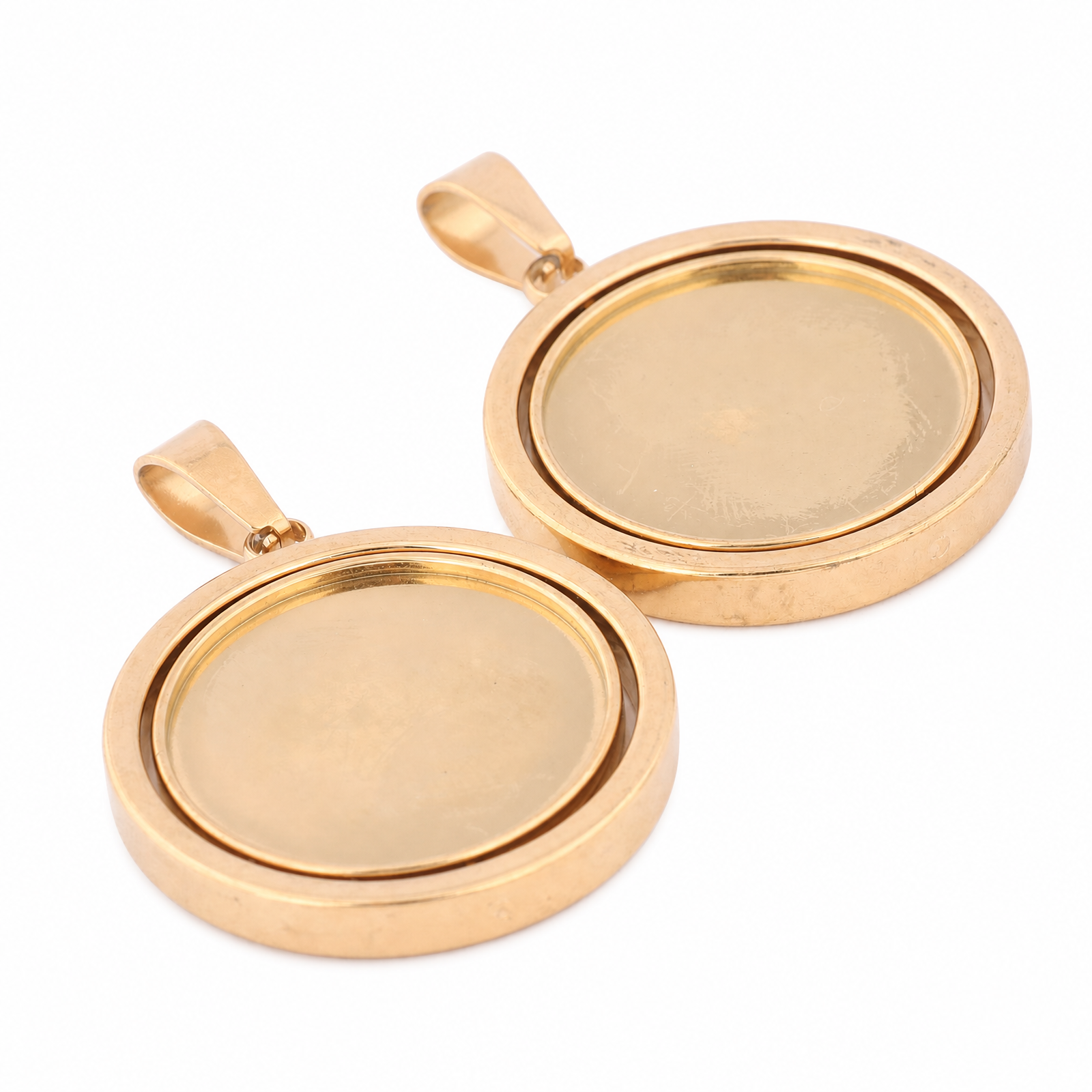 5pcs Stainless Steel Gold Plat – Bezels Set Pendant recenzja i cena